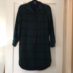 Madewell Flannel Dress